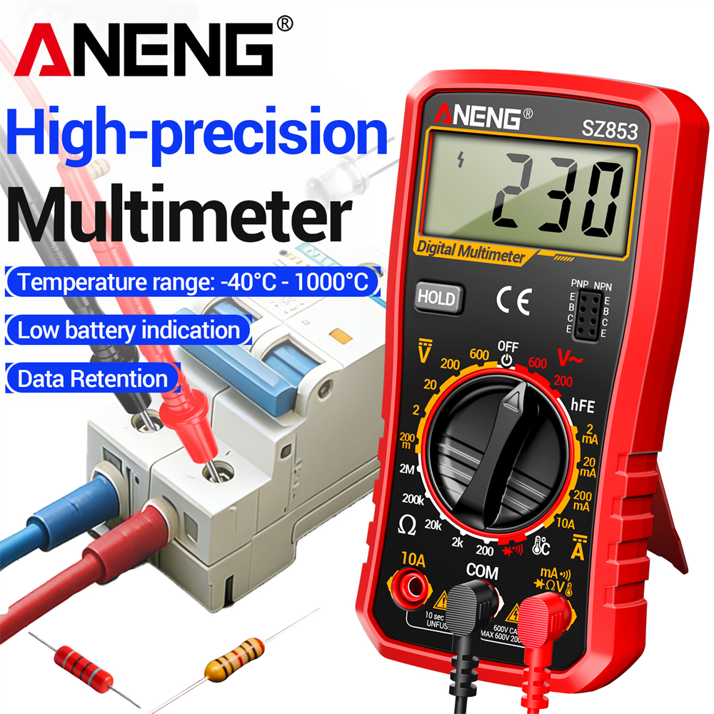 Useful Diy Electronics - ANENG SZ853 High Precision Multimeter Data