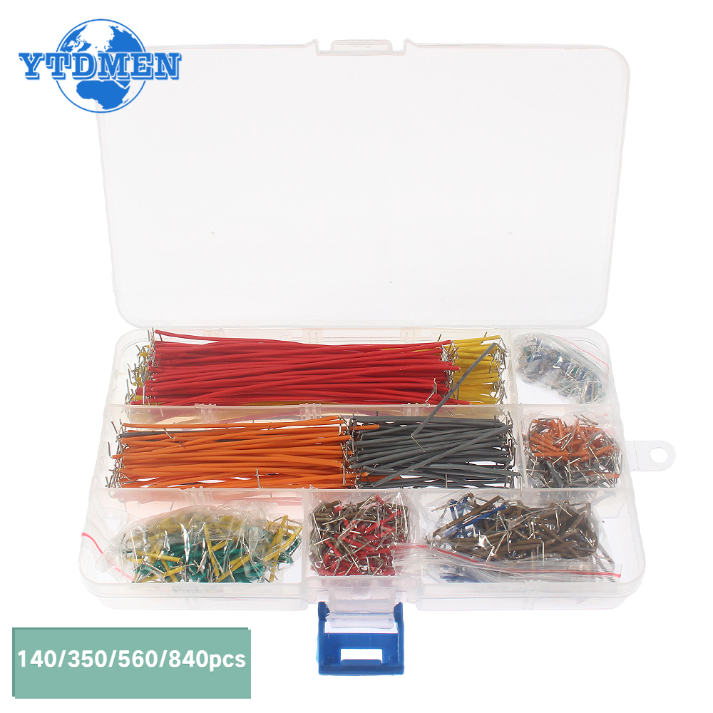 Breadboard Jumper Wire - 140/350/560/840pcs Breadboard Jumper Wire Kit with