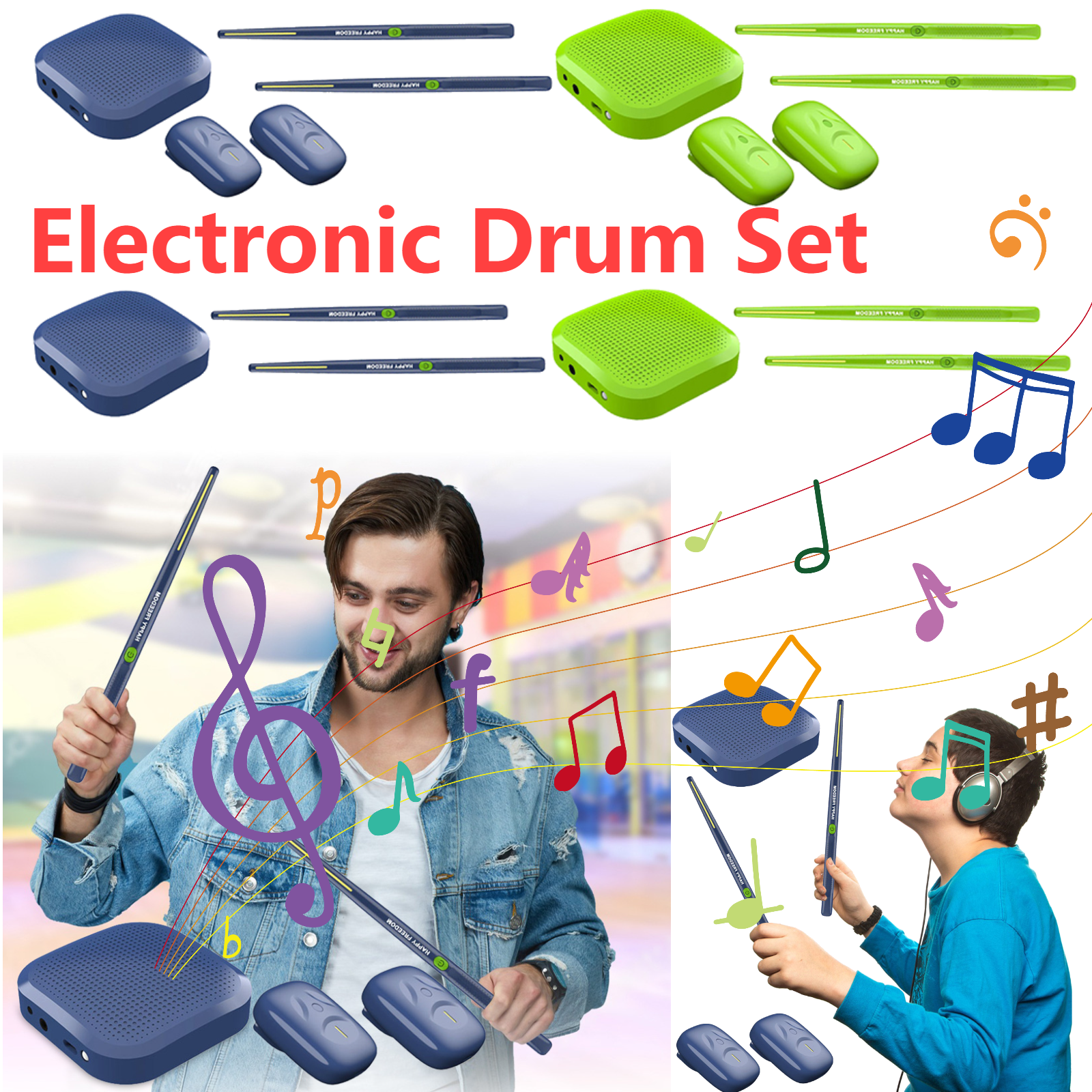 Learn Diy Electronics - Electronic Air Drumsticks Somatosensory Virtual Drum