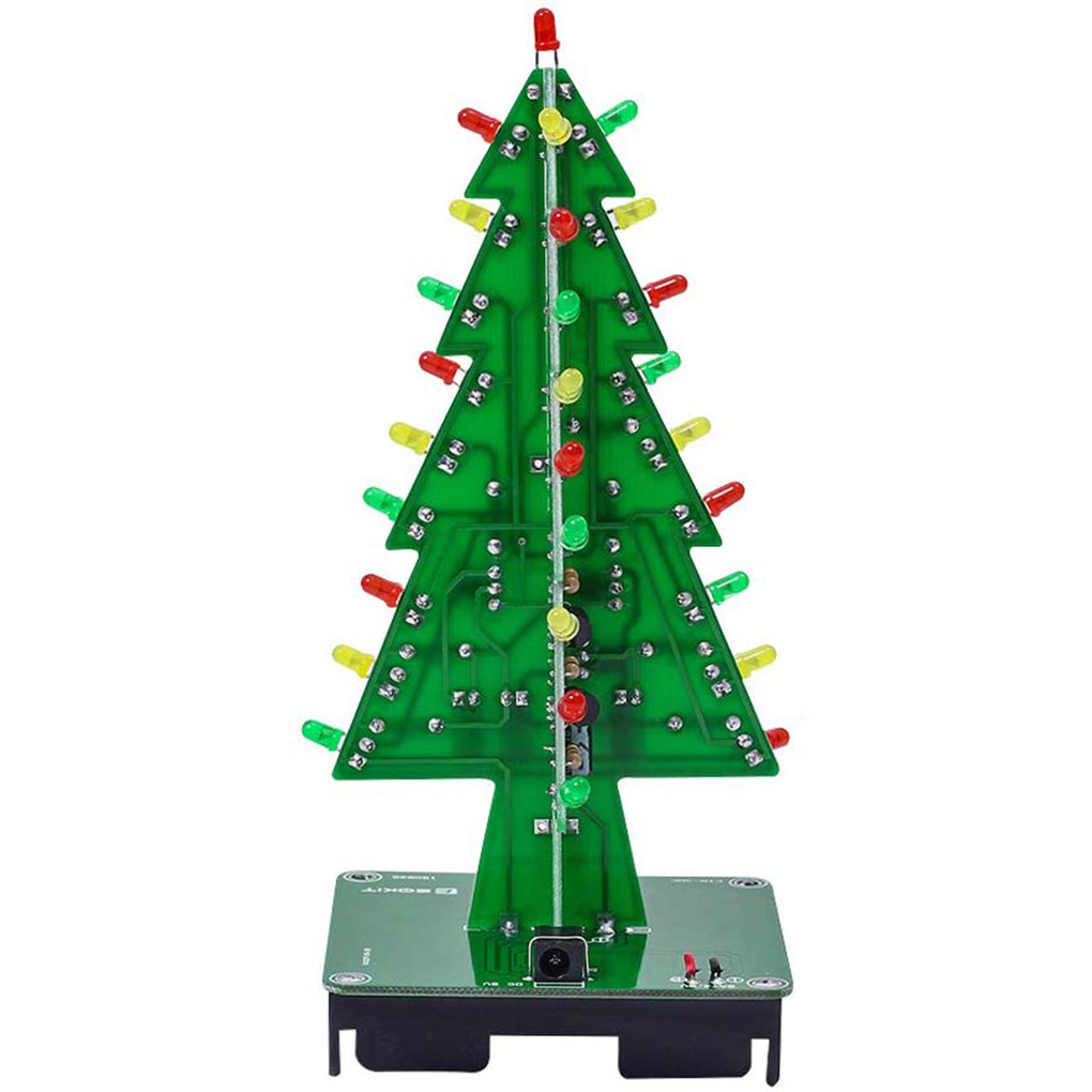 Learn Diy Electronics - DIY Christmas Tree LED Flash Kit