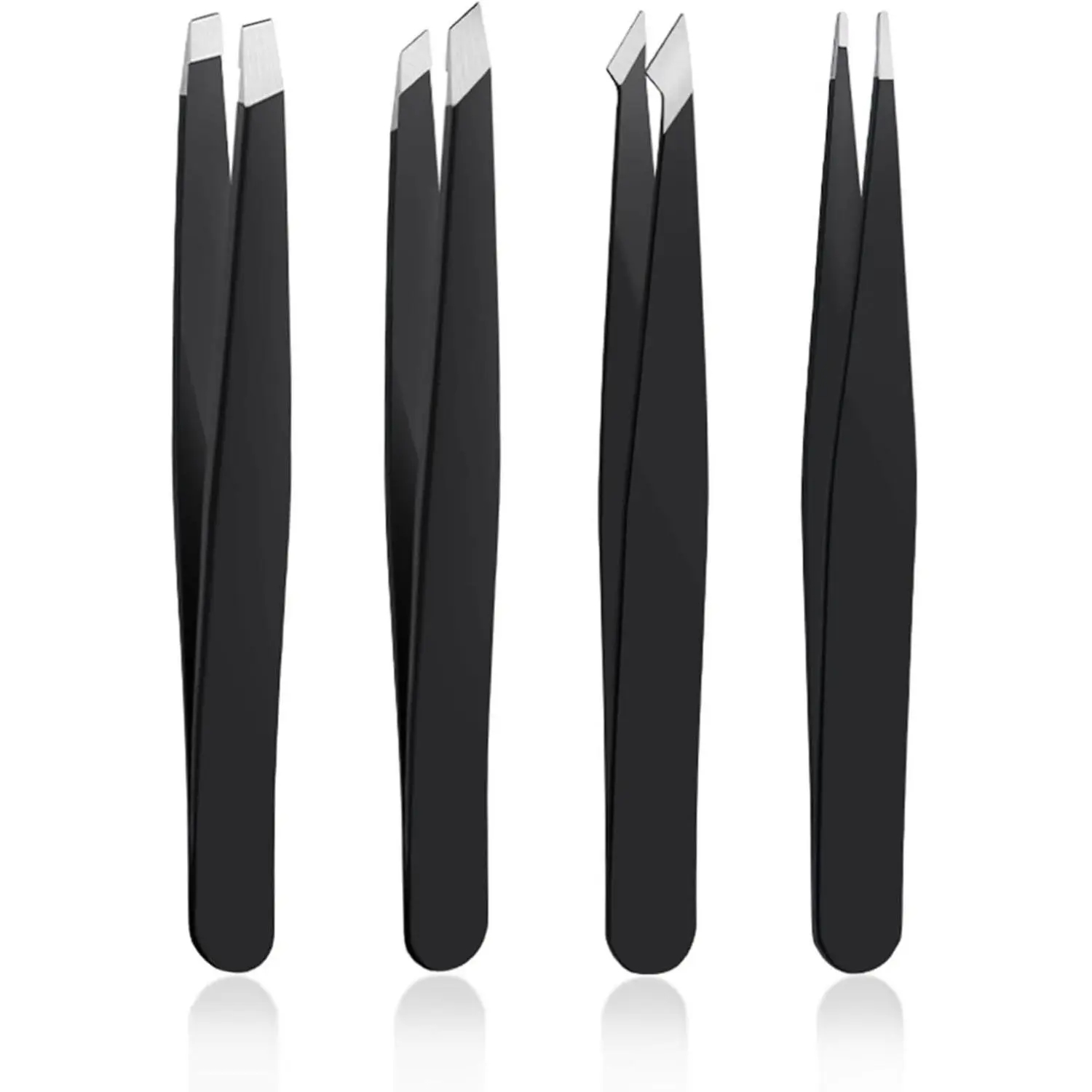 Diy Electronics Kits - 4Pcs Precision Tweezers Set, Professional Stainless