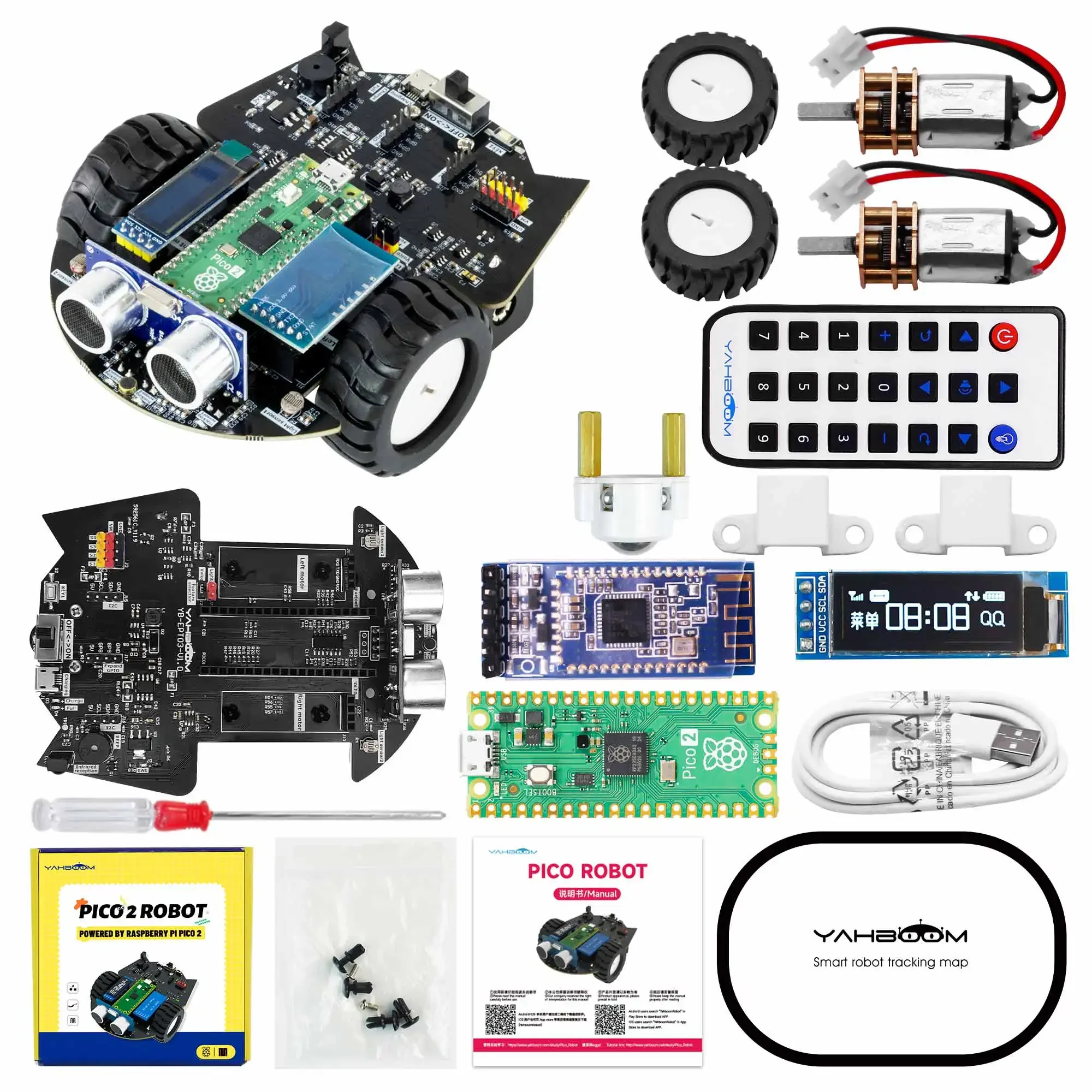 Yahboom Raspberry Pi Pico 2 Ro - Diy For Electronics avaliação e preço