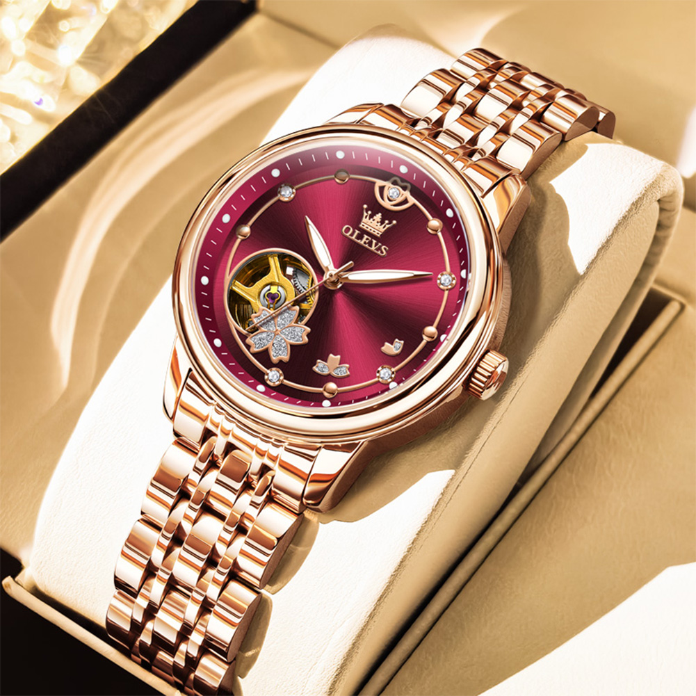Rose Gold Wine Red Luxury Casu - Push Button Tactile avaliação e preço