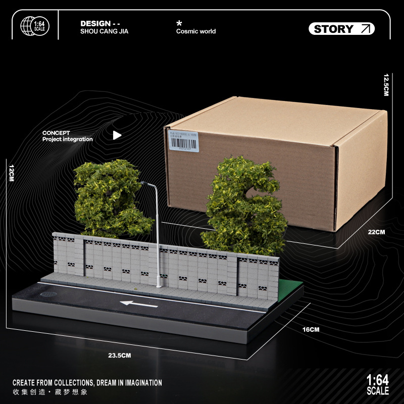1/64 Diorama Miniature Scene C - Hobby Diy Electronics Kit avaliação e preço