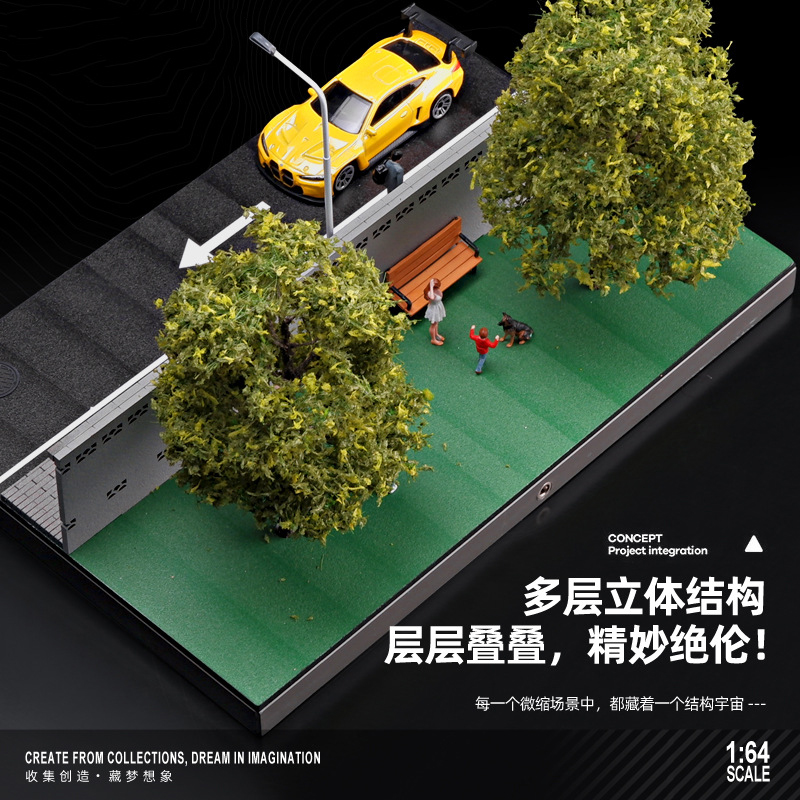 1/64 Diorama Miniature Scene C - Hobby Diy Electronics Kit avaliação e preço
