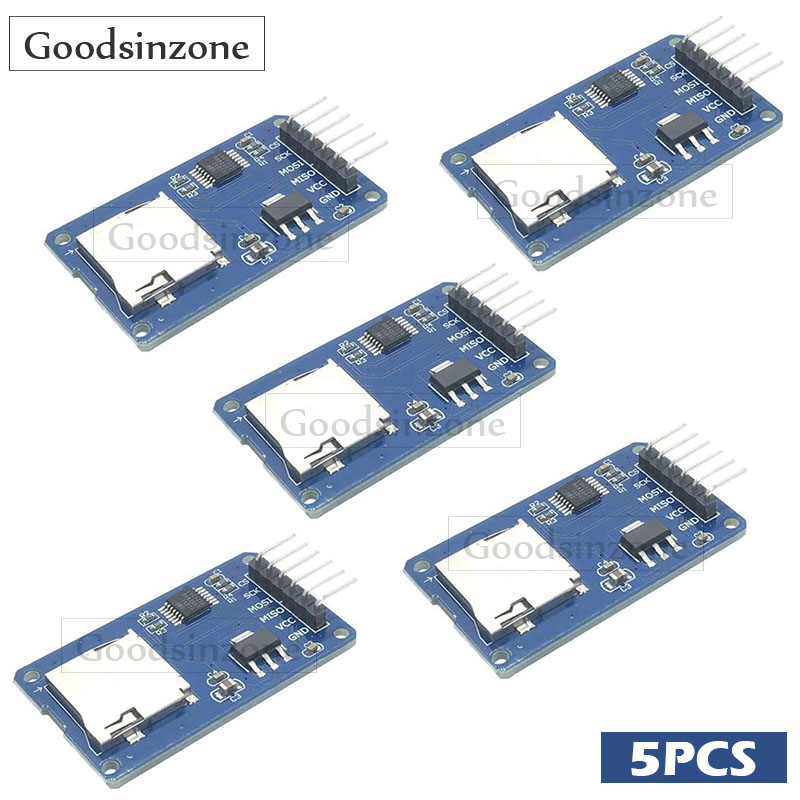 5-Pack Micro SD Card Reader Mo - Sd Card Module Spi avaliação e preço