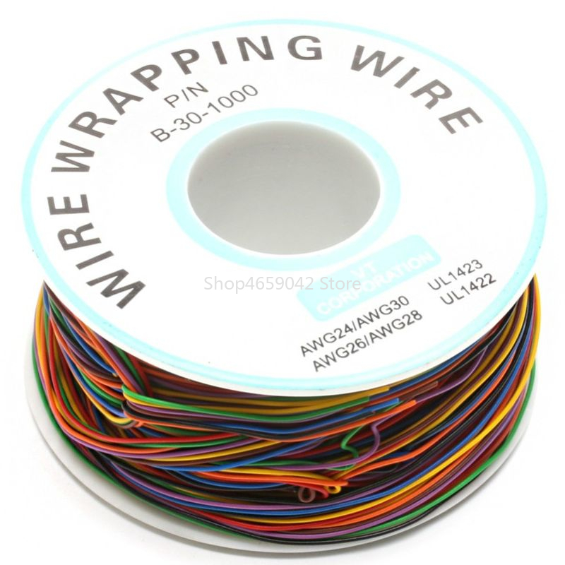 8 Colors OK Line 30AWG Wrappin - Breadboard Jumper Wire avaliação e preço
