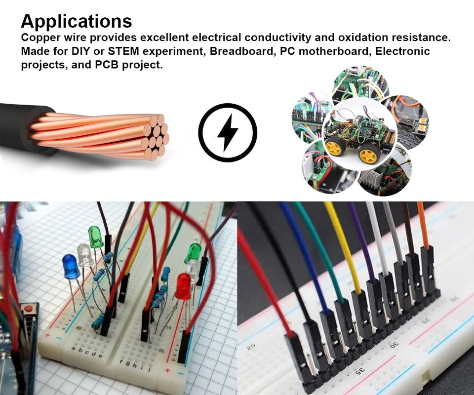 40Pin Dupont Cable Ribbon Jump - Breadboard Jumper Wire avaliação e preço