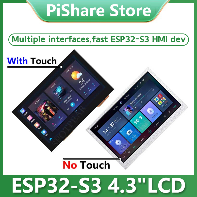 ESP32 S3 4.3inch LCD 800x480 C - I2C Lcd Display avaliação e preço