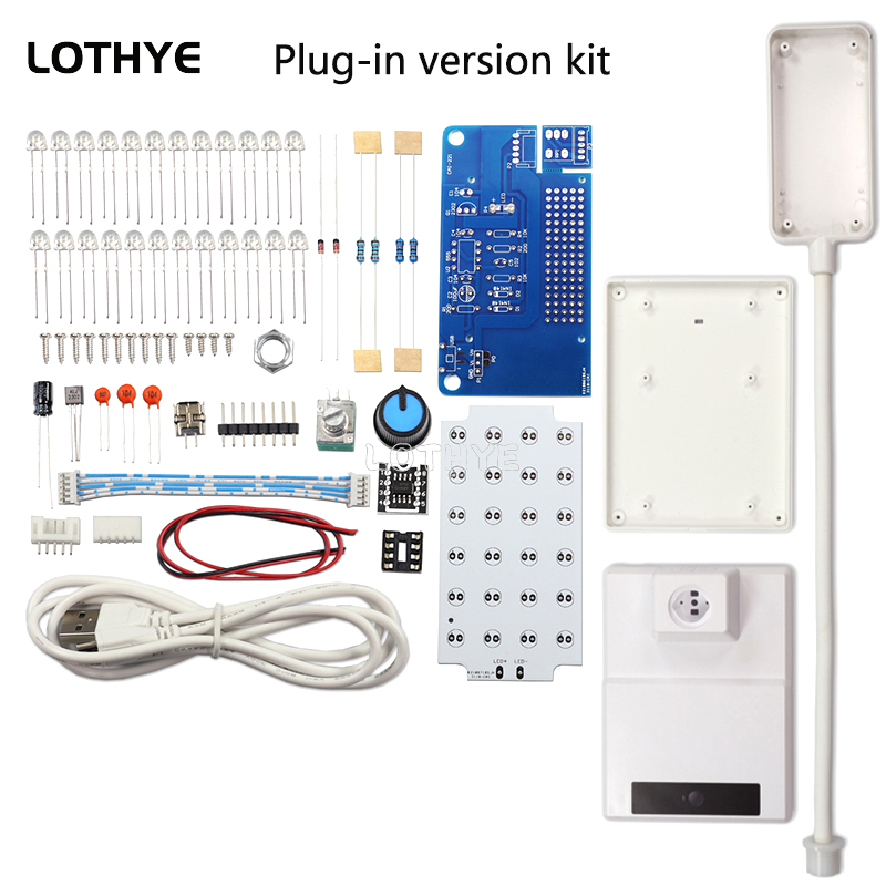 NE555 LED Dimming Table Lamp K - Diy Electronics Table avaliação e preço