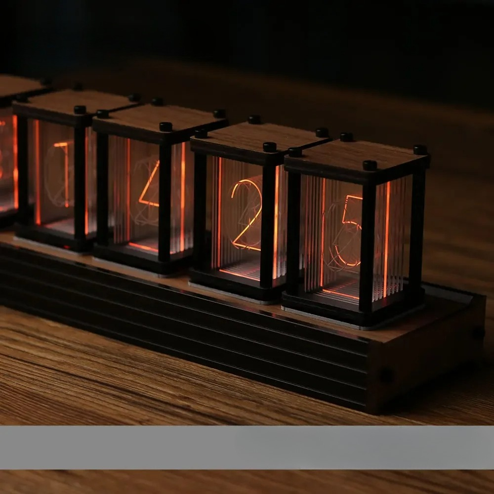 RGB Nixie Tube Clock DIY Table - Diy Electronics Table avaliação e preço