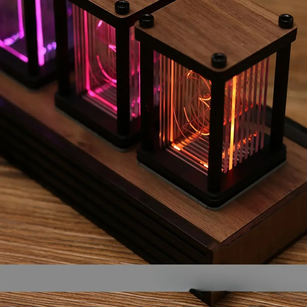 RGB Nixie Tube Clock DIY Table - Diy Electronics Table avaliação e preço