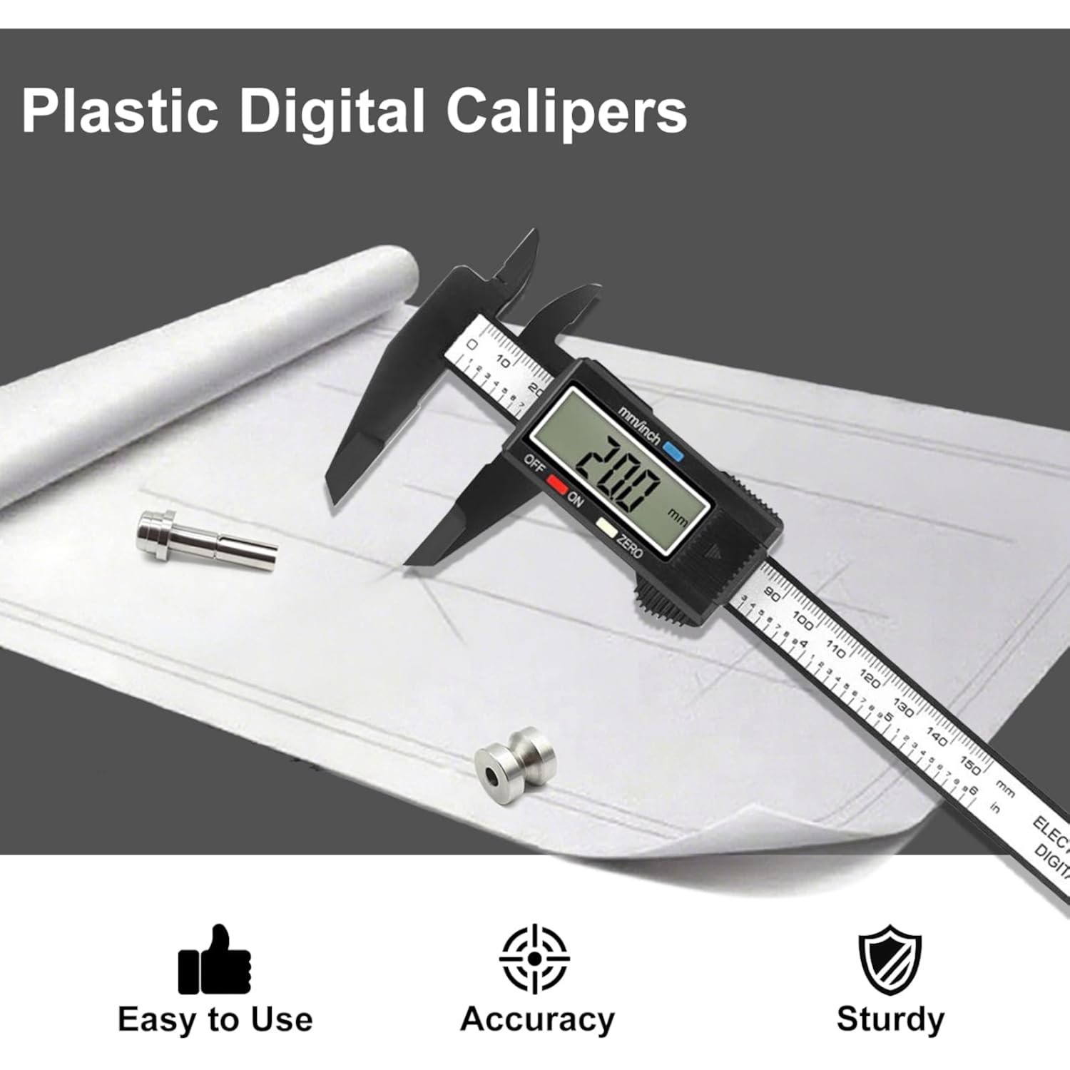 Digital Caliper - Student Lab  - Diy Home Electronics Lab avaliação e preço