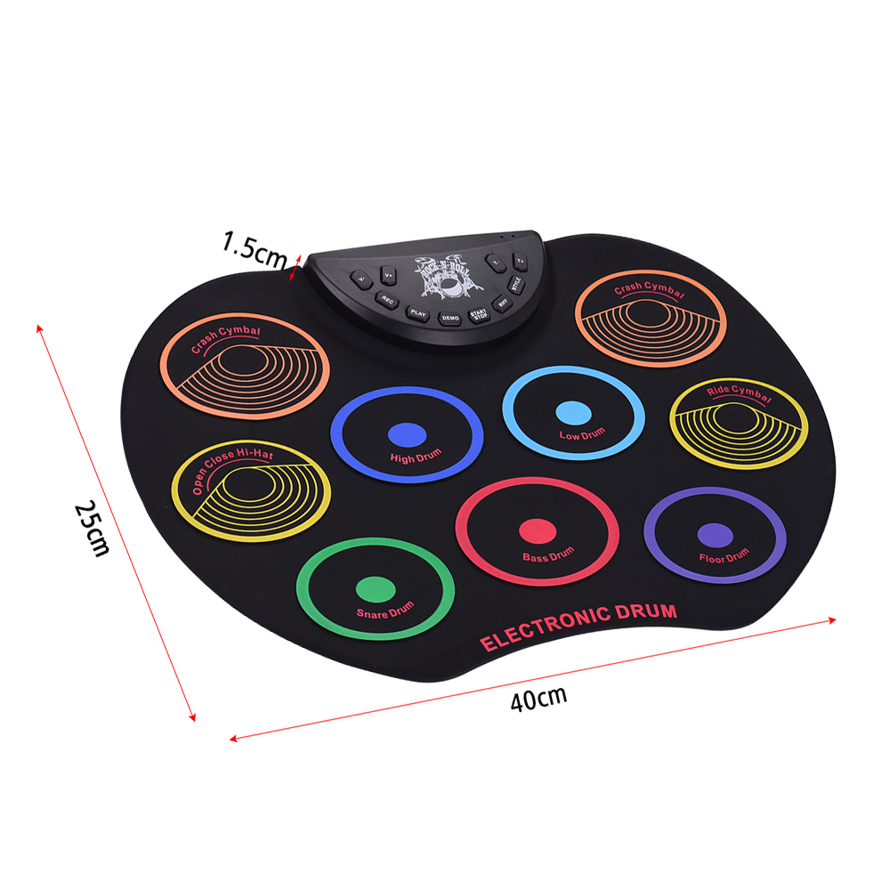 KD12 Compact Size Roll-Up Drum - Learn Diy Electronics avaliação e preço