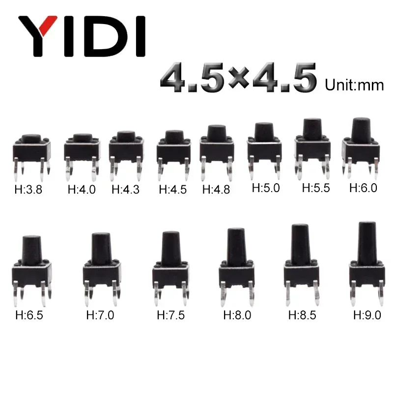 50pcs Panel PCB On Off Momenta - Push Button Tactile avaliação e preço