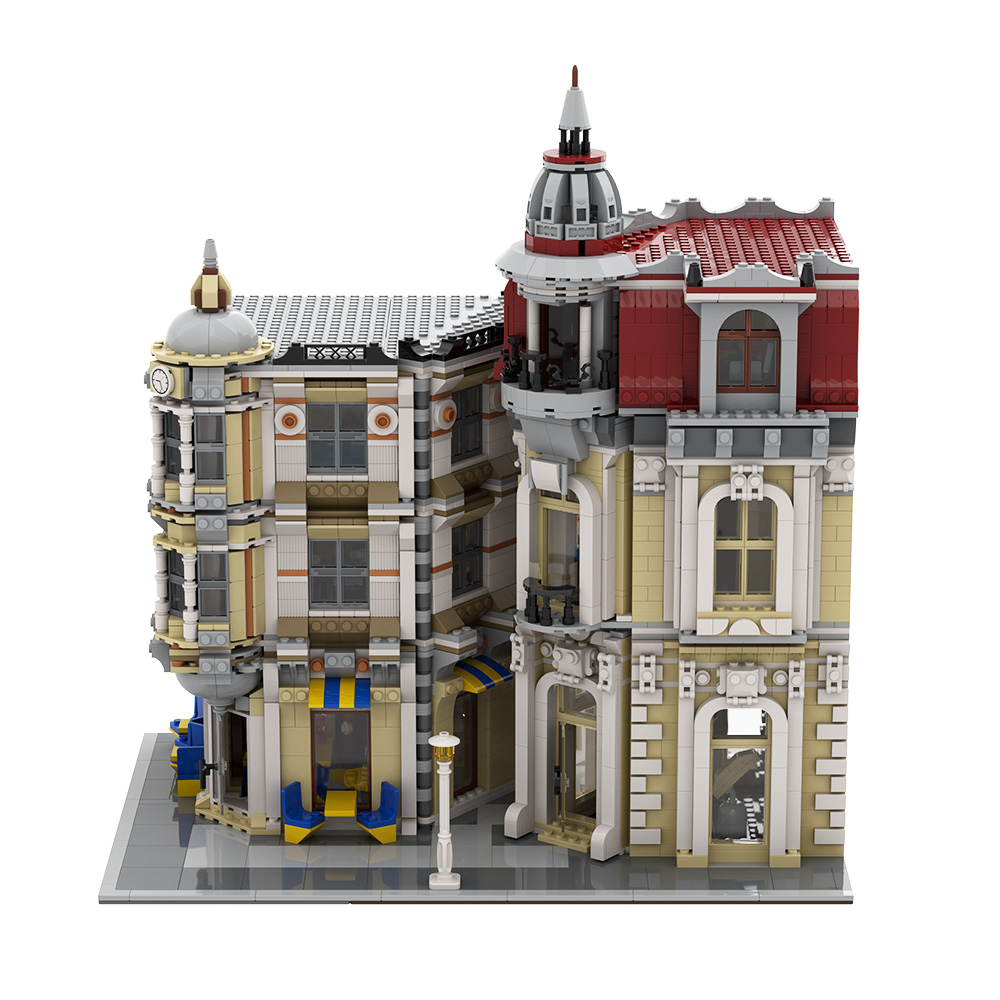 Gobricks MOC Street View Corne - Diy Electronics Stores avaliação e preço