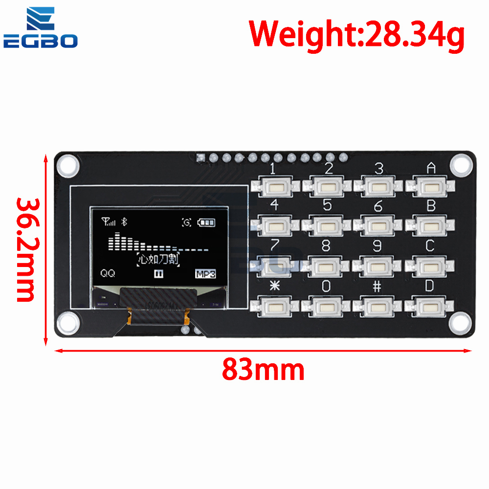 product 0.96 inch OLED IIC Whi - I2C Lcd Display avaliação e preço