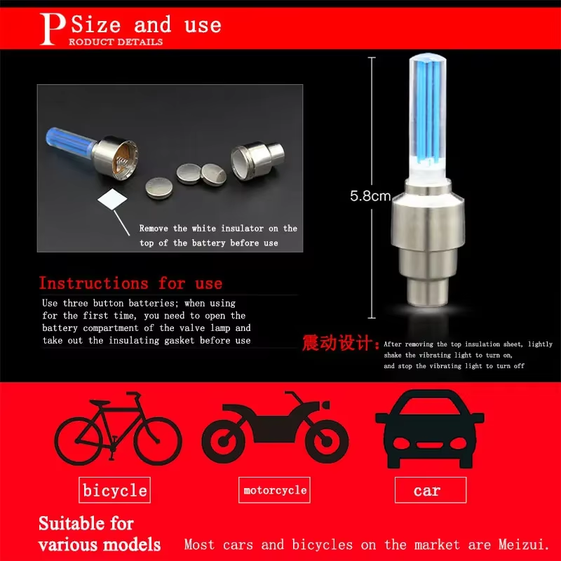 2PCS Bicycle Lights Motion Sen - Ldr Light Sensor avaliação e preço