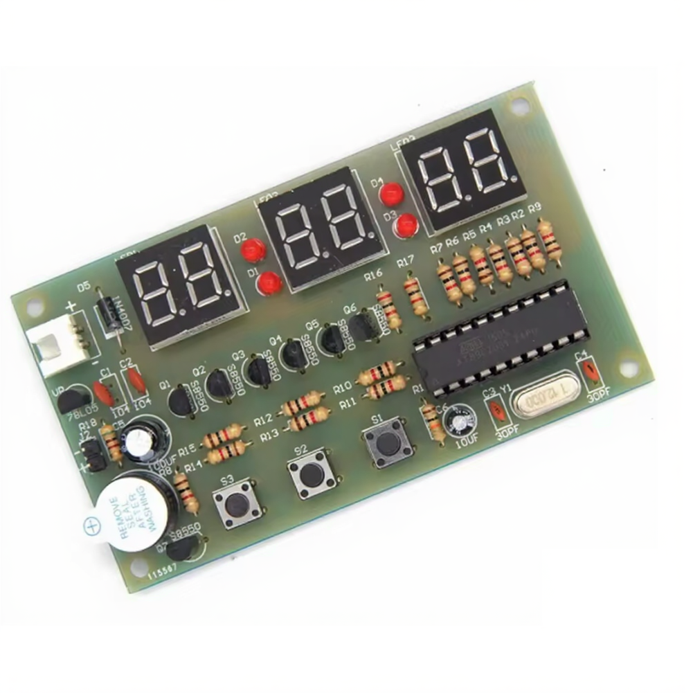 12V Digital Clock DIY Kit Alar - Useful Diy Electronics avaliação e preço