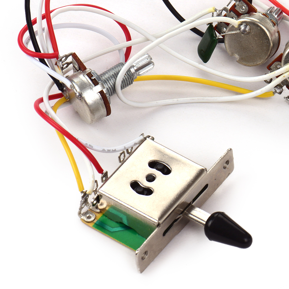 Electric Guitar Wiring Harness - Learn Diy Electronics avaliação e preço