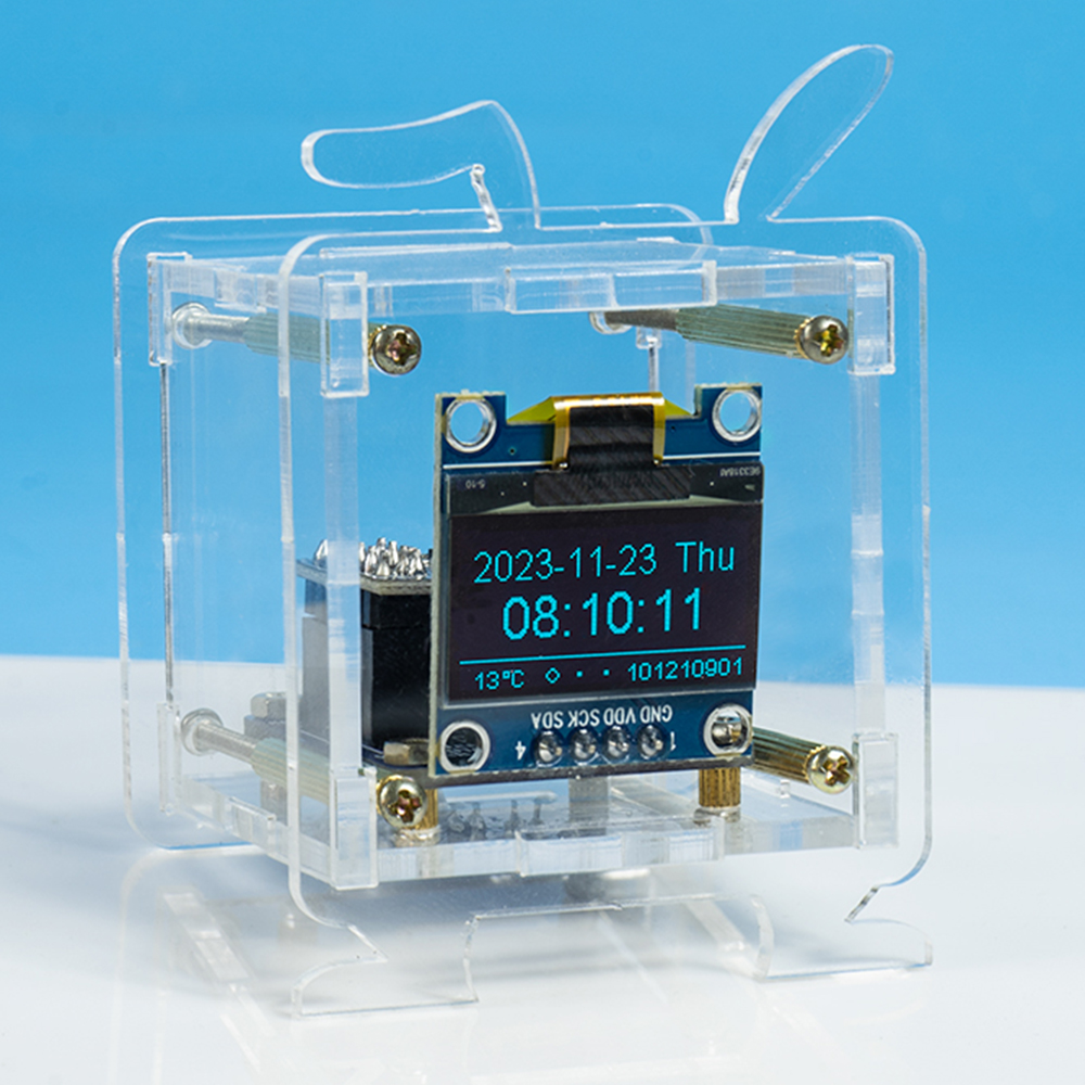 ESP8266 DIY Digital Clock Kit  - Diy Soldering Station No Electronics avaliação e preço