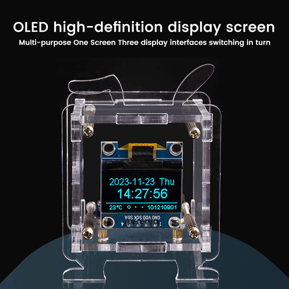 ESP8266 DIY Digital Clock Kit  - Diy Soldering Station No Electronics avaliação e preço