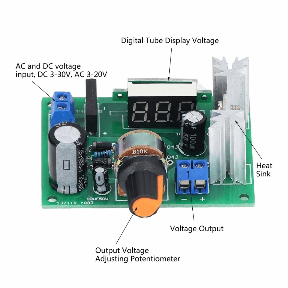 LM317 Voltage Regulator Module - Lm317 Voltage Regulator avaliação e preço