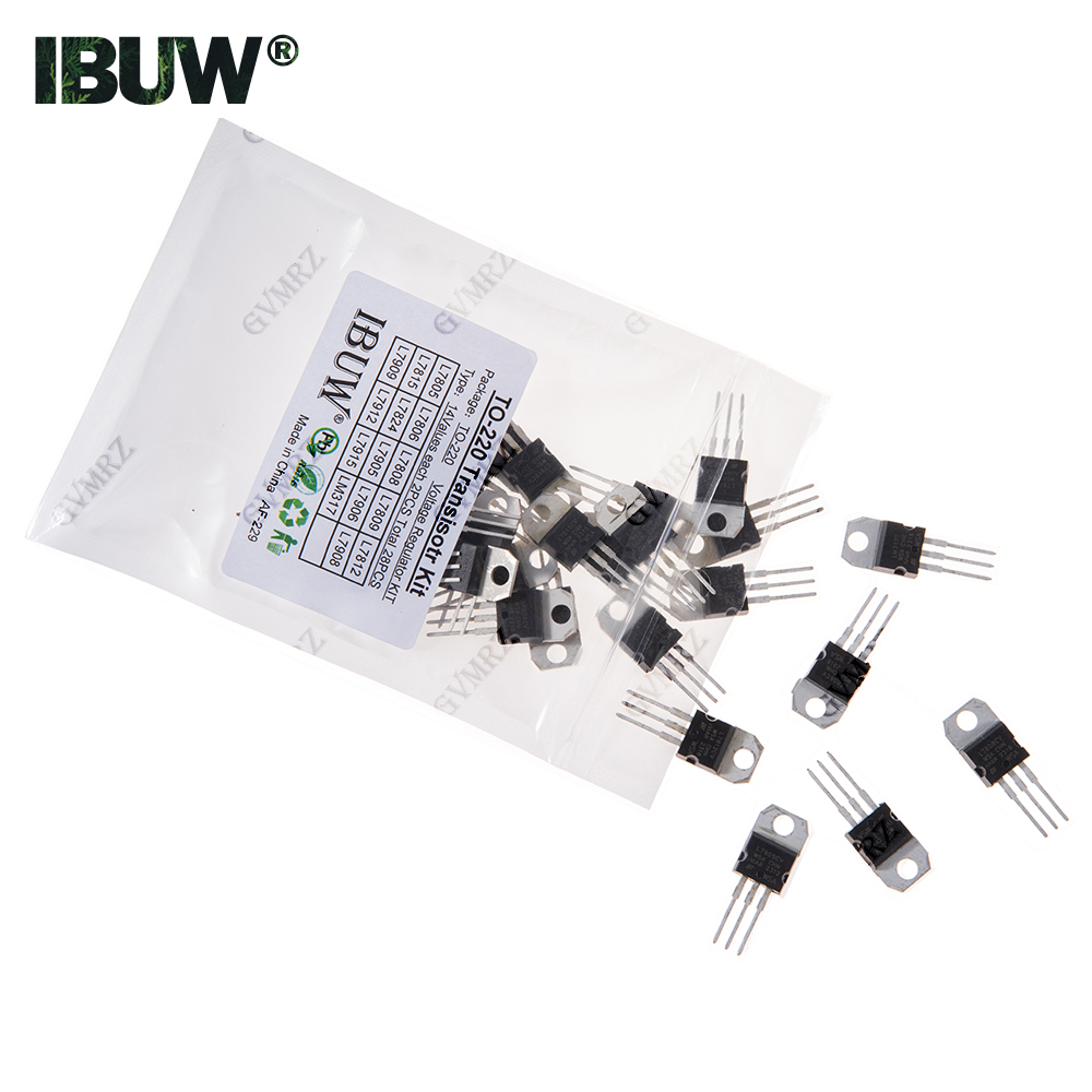 28PCS 14Values TO-220 Transist - Lm317 Voltage Regulator avaliação e preço