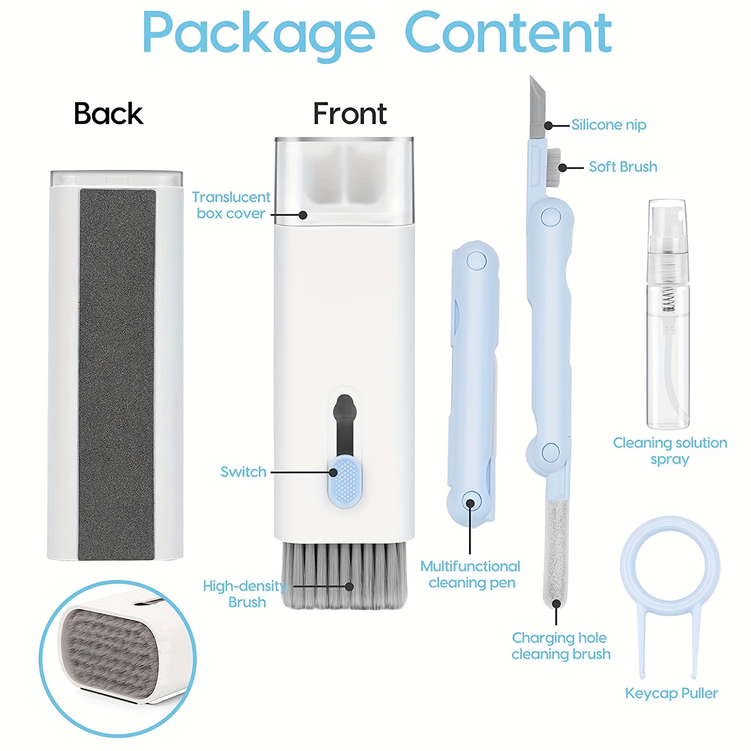 7-in-1 electronic cleaning kit - Learn Diy Electronics avaliação e preço