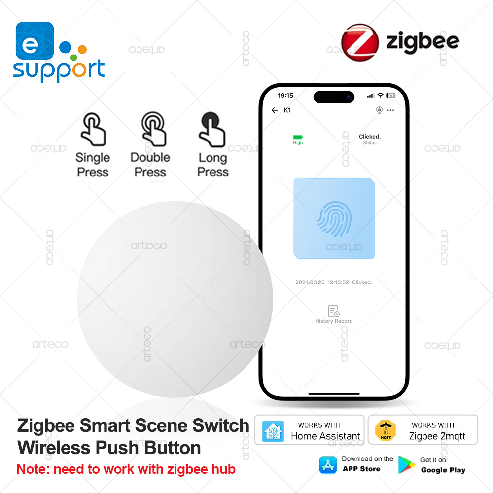 Ewelink Zigbee Smart Push Butt - Push Button Tactile avaliação e preço