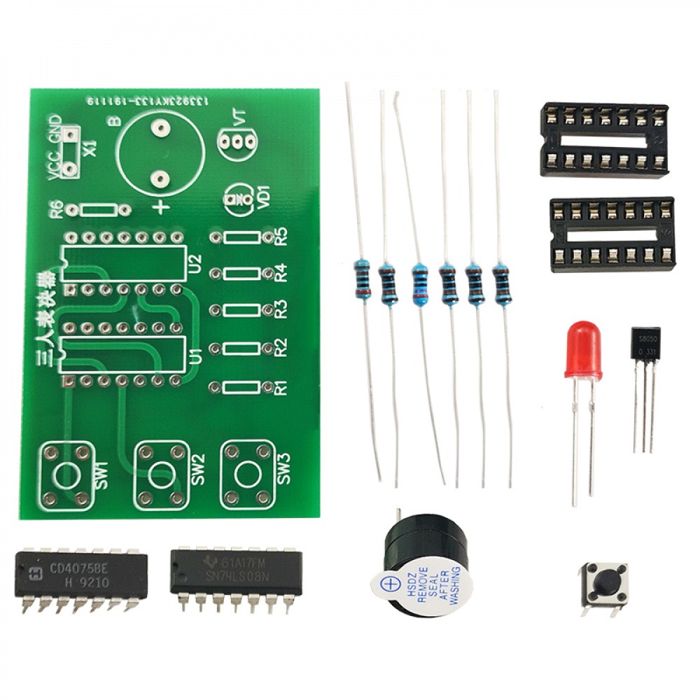 Three Person Voter Making Kit  - Diy Home Electronics Lab avaliação e preço