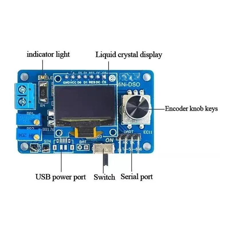 Oscilloscope DIY Mini Kit STC8 - Hobby Diy Electronics Kit avaliação e preço