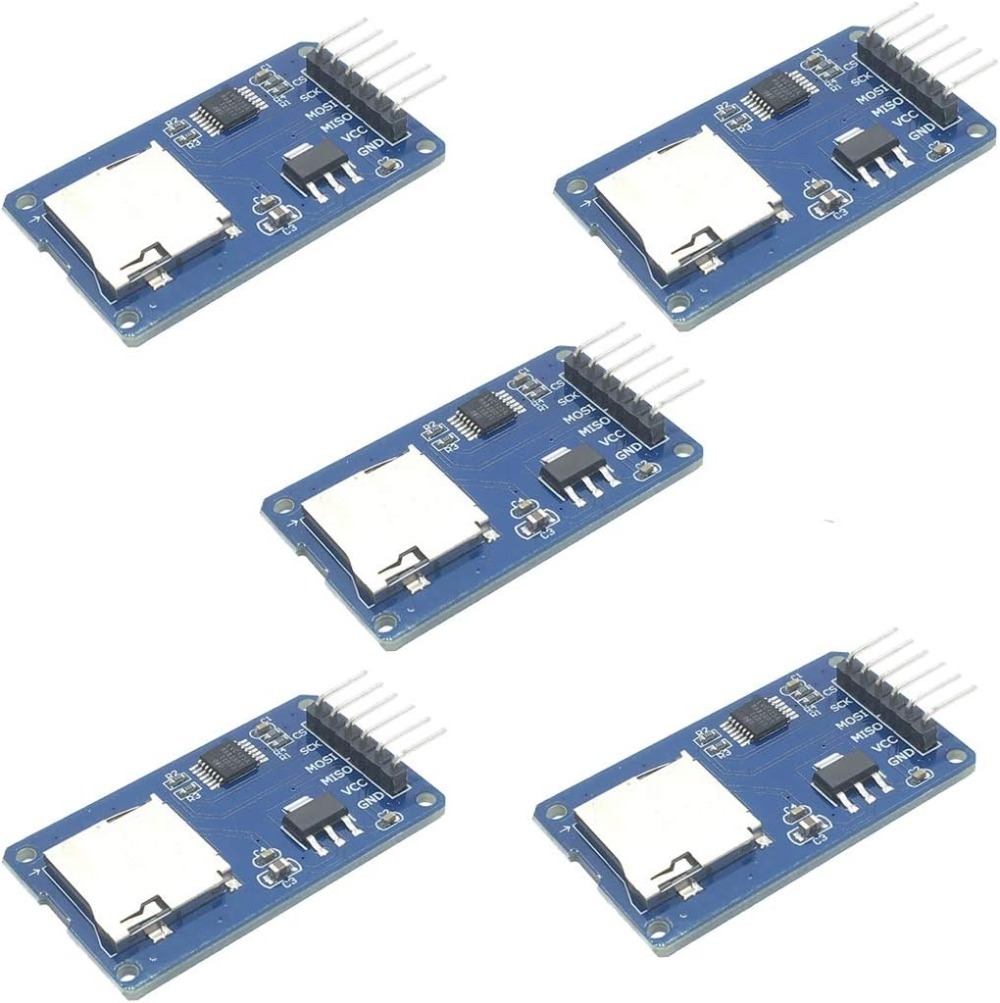 6 - pin SPI Micro SD TF Card A - Sd Card Module Spi avaliação e preço