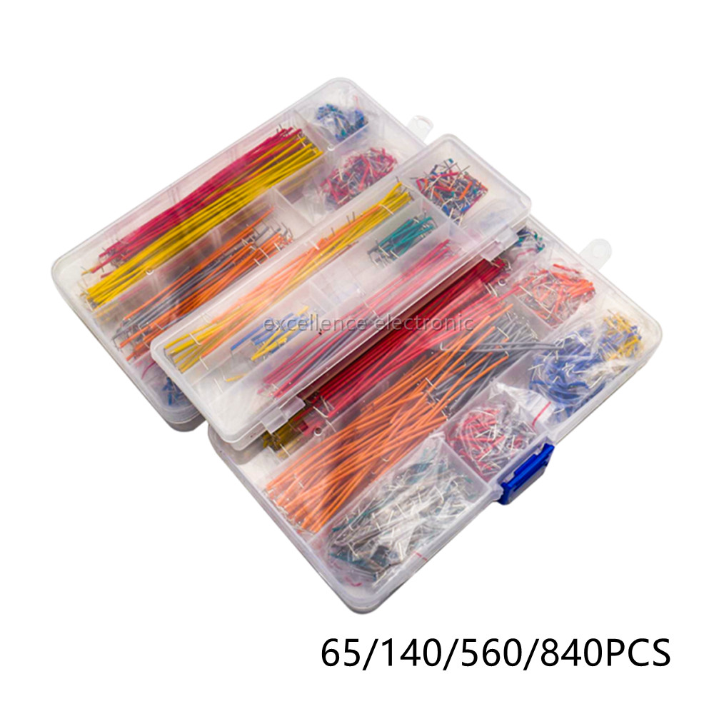 65/140/560/840Pcs/Box Solderle - Breadboard Jumper Wire avaliação e preço