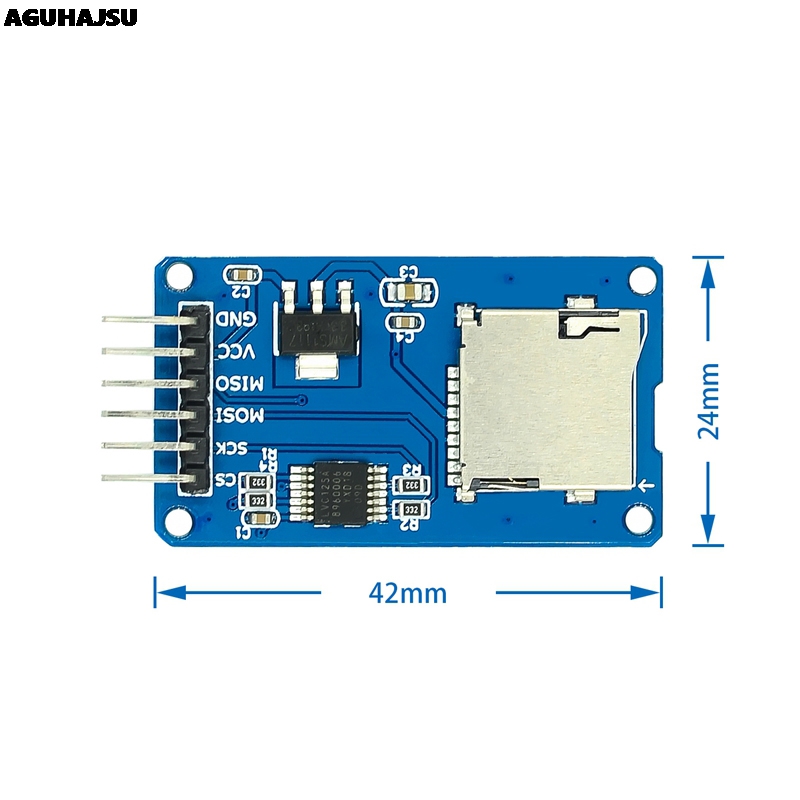 1pcs/lot Micro SD card mini TF - Sd Card Module Spi avaliação e preço