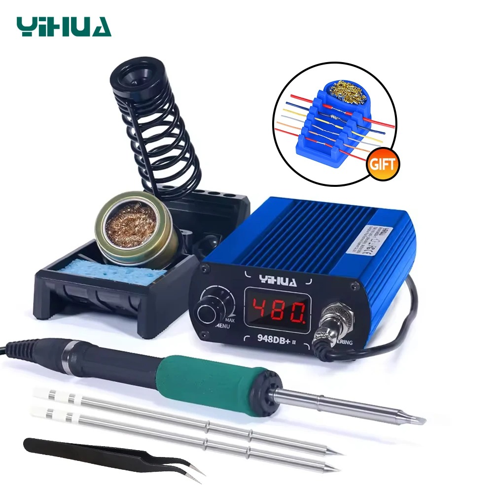 YIHUA 948DB+-II 75W Quick Heat - Diy Soldering Station No Electronics avaliação e preço