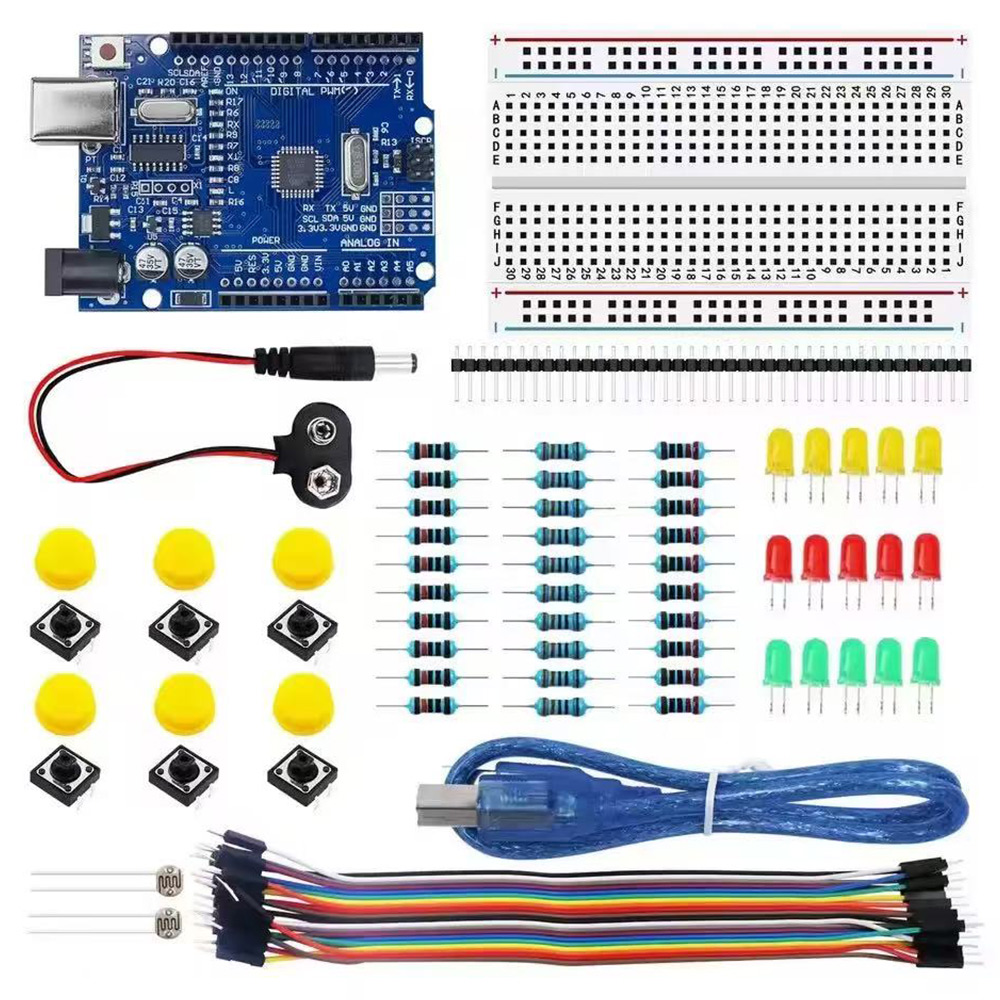 Electronic DIY Starter Kit For - Breadboard Jumper Wire avaliação e preço
