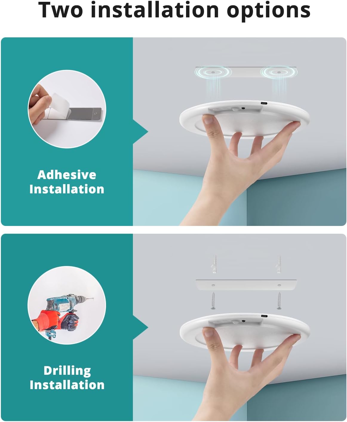 2Pack Round Motion Sensor Ceil - Ldr Light Sensor avaliação e preço