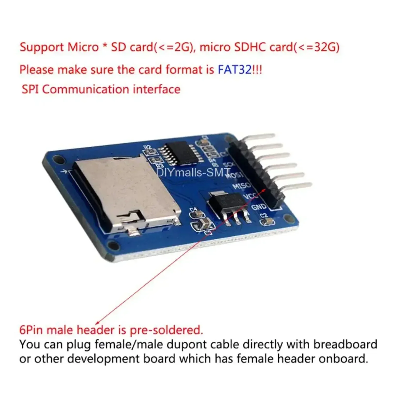 5PCS Micro SD Card Module With - Sd Card Module Spi avaliação e preço