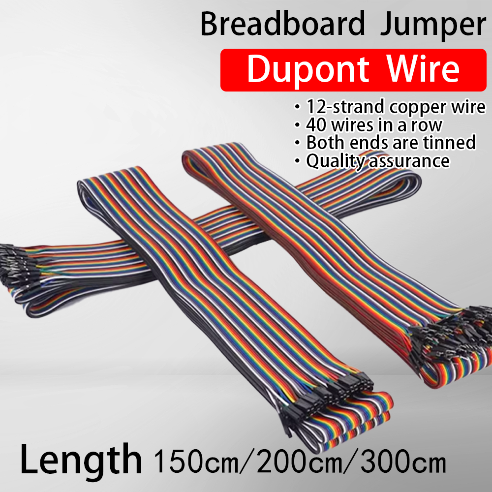 40pin Multicolored Dupont Jump - Breadboard Jumper Wire avaliação e preço
