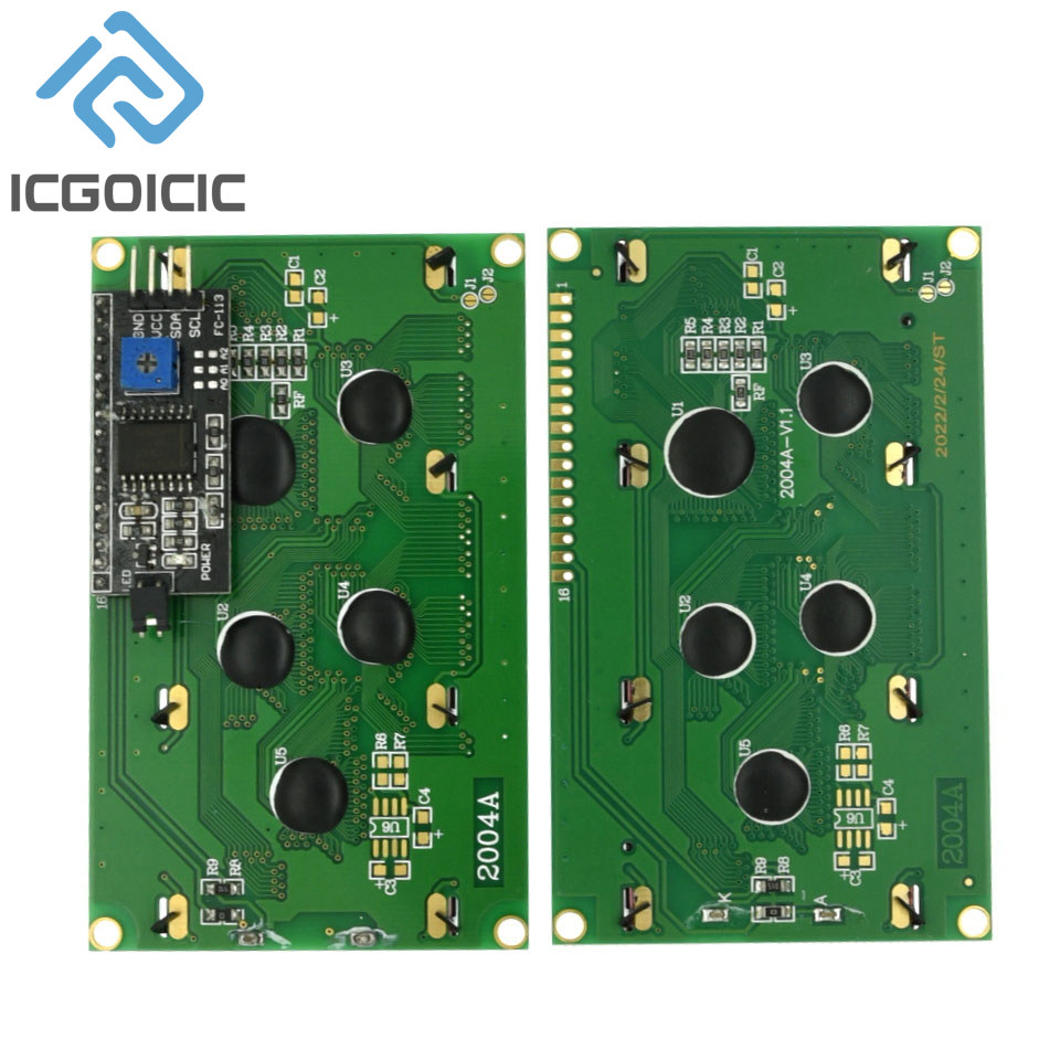 2004A LCD2004 Blue / Yellow-Gr - I2C Lcd Display avaliação e preço