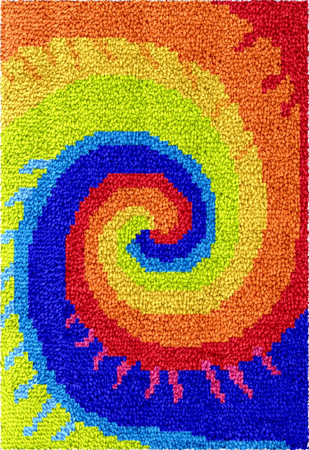 Rainbow large Diy Latch hook r - Hobby Diy Electronics Kit avaliação e preço