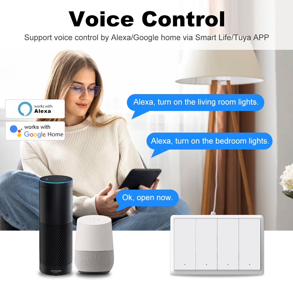 MANHOT Zigbee Smart Wall Light - Push Button Tactile avaliação e preço