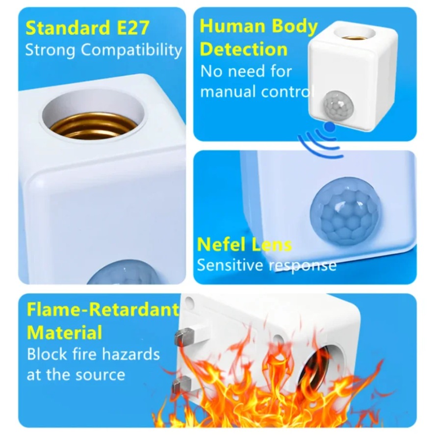 E27 PIR Motion Sensor Led Swit - Ldr Light Sensor avaliação e preço