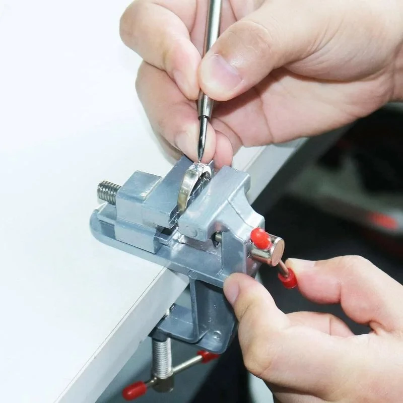 Mini Bench Vise Table Clamp Sc - Diy Electronics Table avaliação e preço