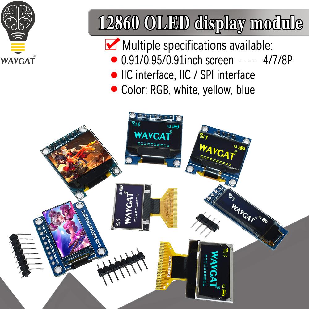 White Yellow Blue color 4Pin 7 - I2C Lcd Display avaliação e preço