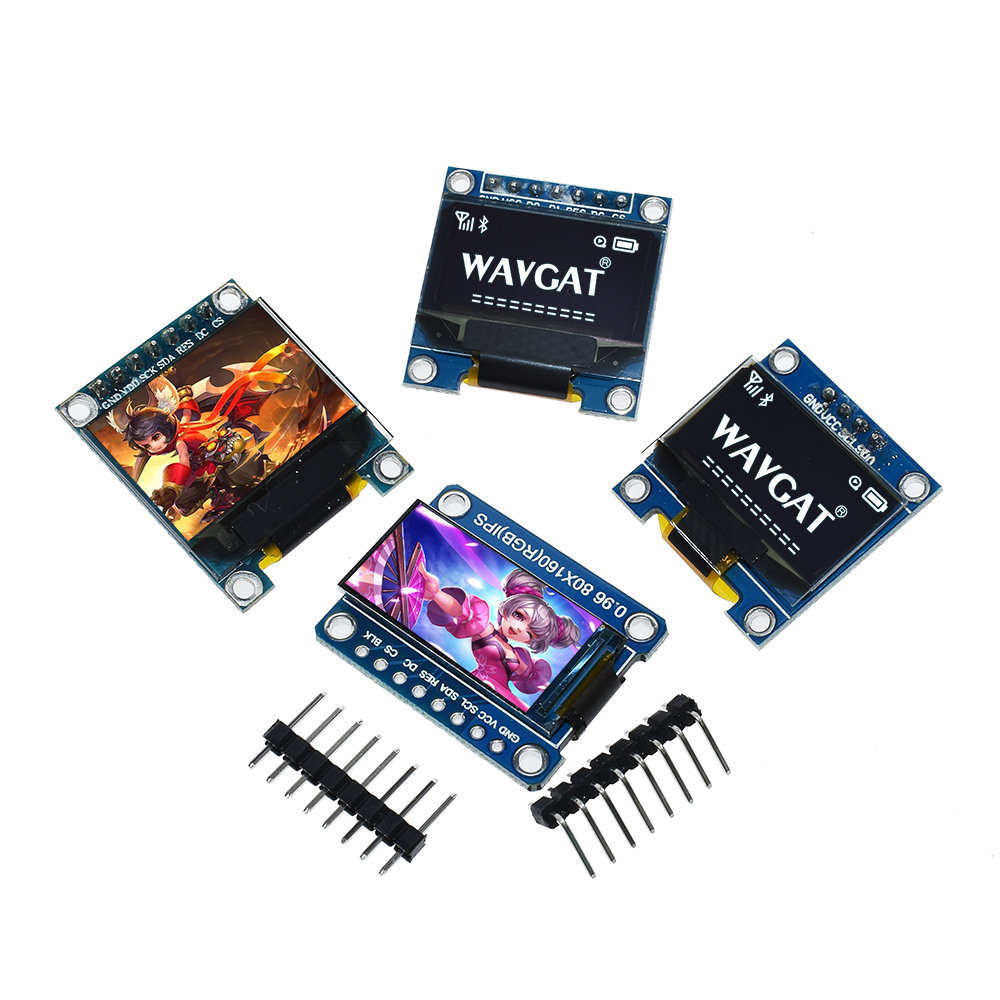 White Yellow Blue color 4Pin 7 - I2C Lcd Display avaliação e preço
