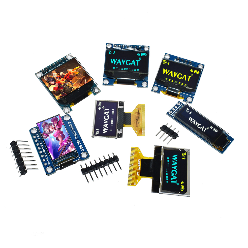 White Yellow Blue color 4Pin 7 - I2C Lcd Display avaliação e preço