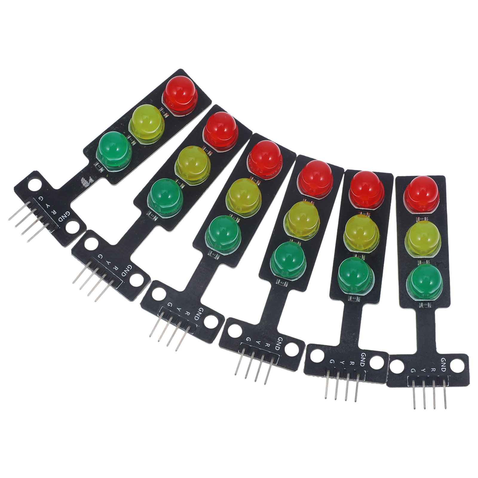 6Pcs Traffic Light Signal Modu - Diy Electronic Modules avaliação e preço