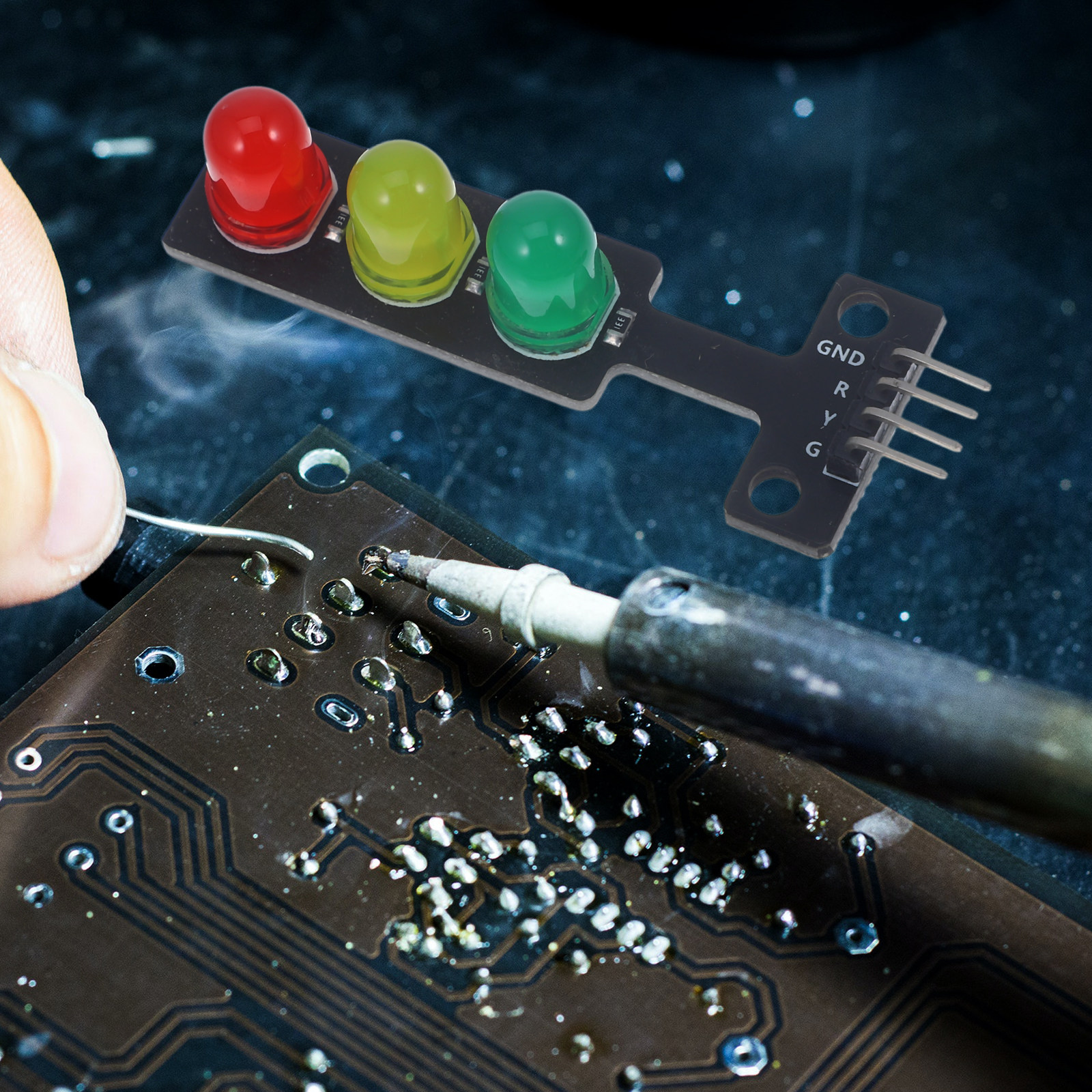 6Pcs Traffic Light Signal Modu - Diy Electronic Modules avaliação e preço